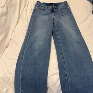 Quince high rise wide leg stretch jeans - size 27